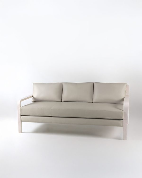 Arlanda 180 Sofa de Cuero y Madera - Imagen 2