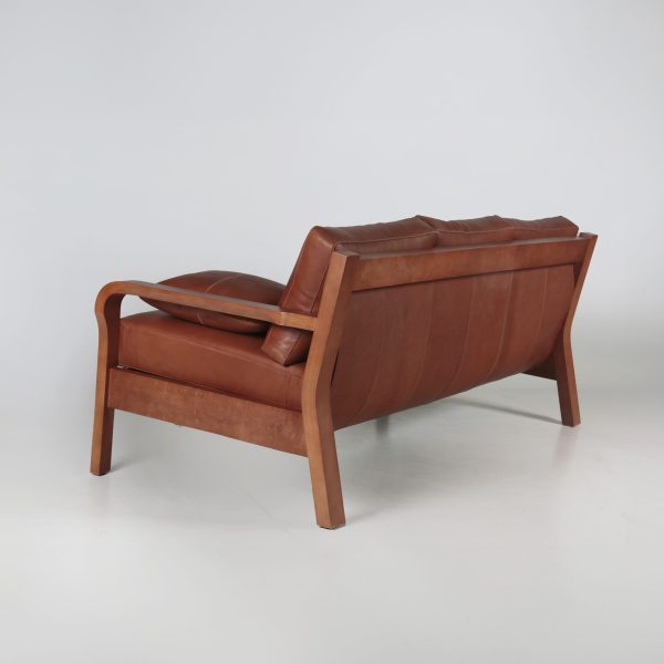 Arlanda 180 Sofa de Cuero y Madera - Imagen 4
