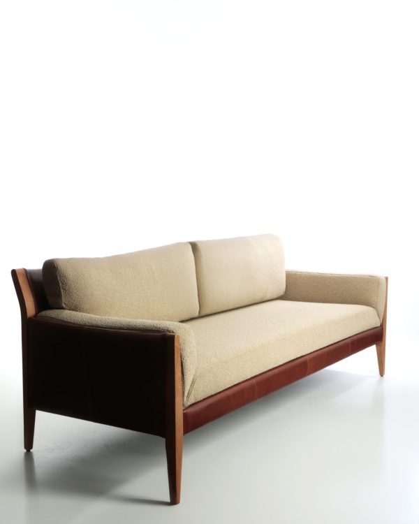 Noma 225 Sofa de Cuero y Madera - Imagen 8
