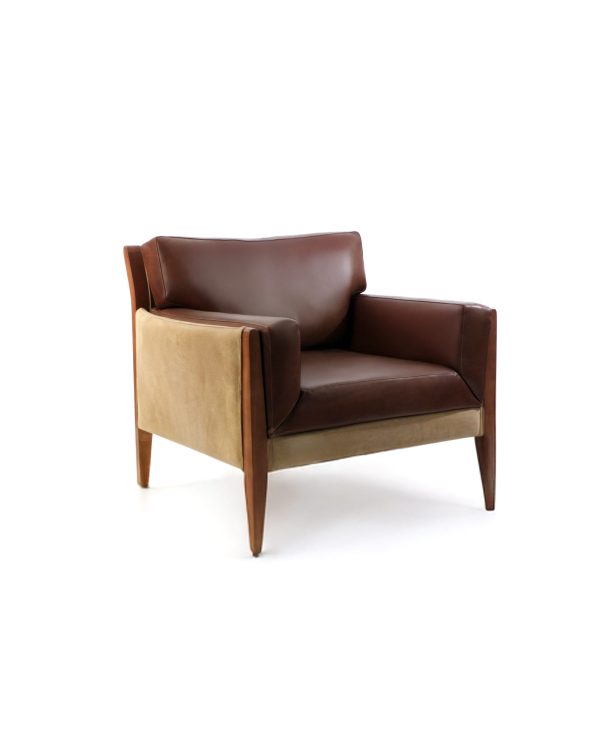 Noma 85 Sofa de Cuero y Madera - Imagen 7