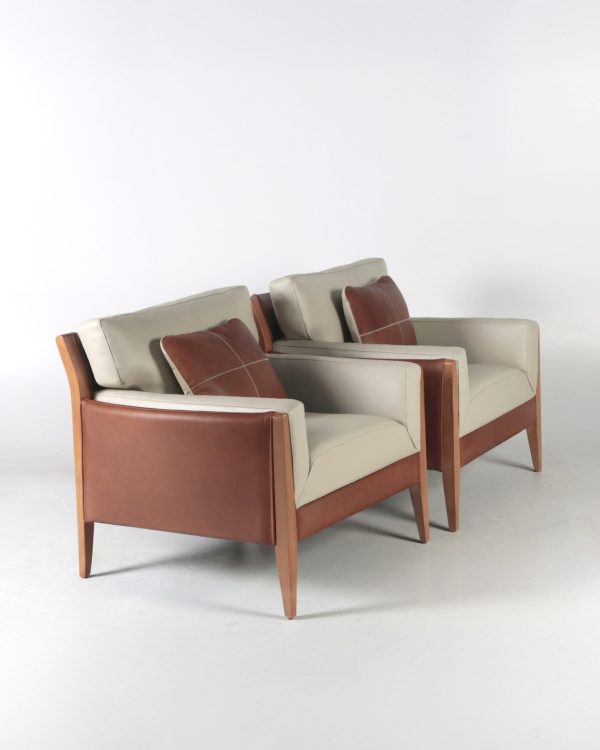 Noma 85 Sofa de Cuero y Madera - Imagen 8