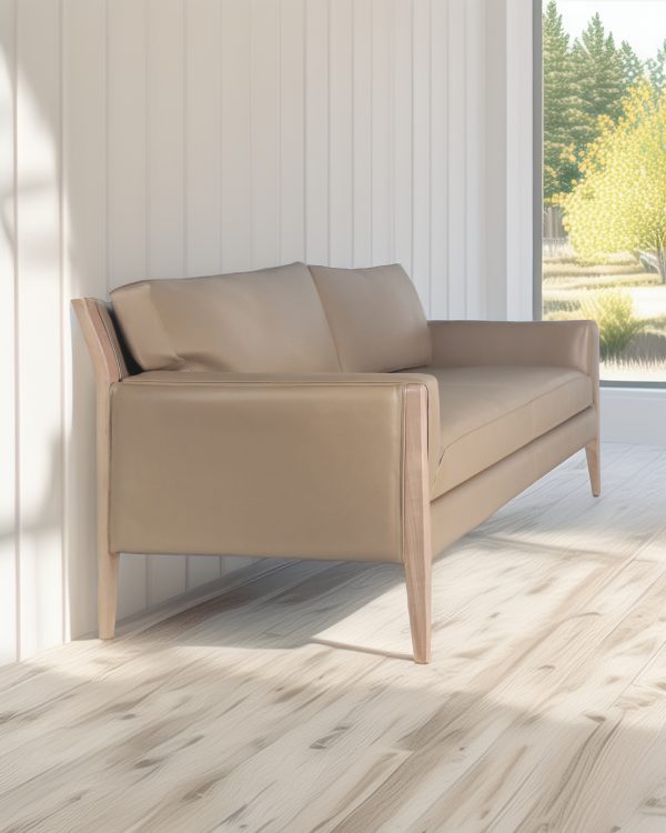 Noma 225 Sofa de Cuero y Madera - Imagen 12