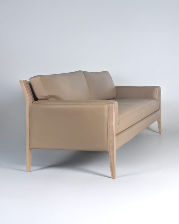 Noma 225 Sofa de Cuero y Madera - Imagen 10