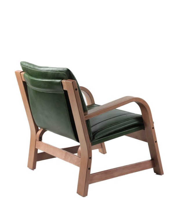 Vicenzo Sillón de Cuero y Madera - Imagen 11