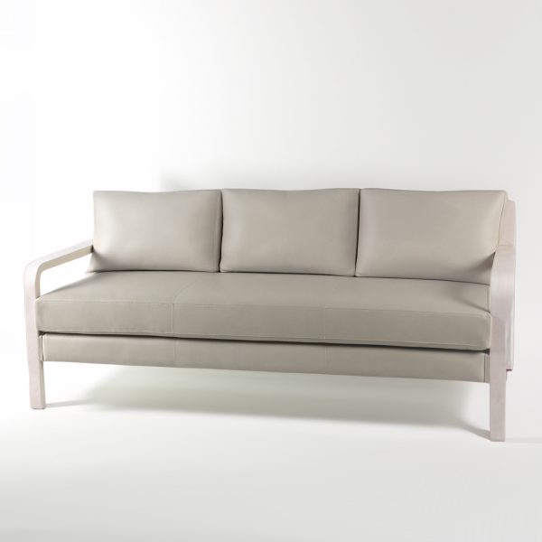 Arlanda 180 Sofa de Cuero y Madera - Imagen 3