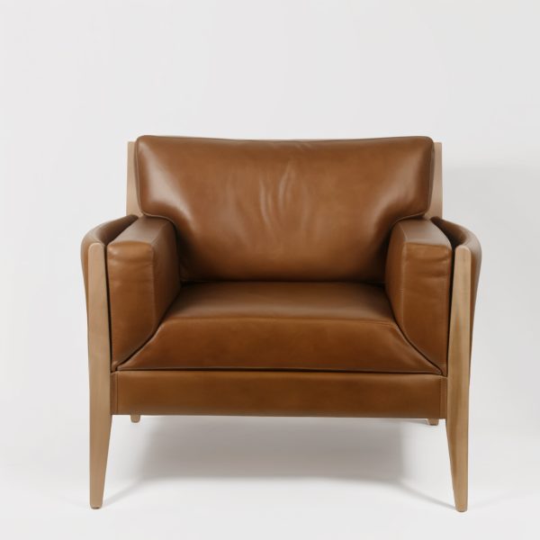 Noma 85 Sofa de Cuero y Madera - Imagen 4