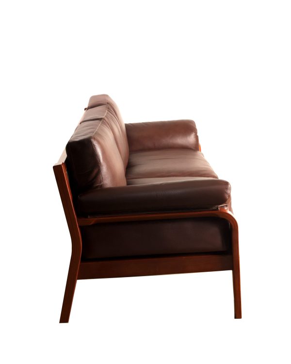 Arlanda 180 Sofa de Cuero y Madera - Imagen 8