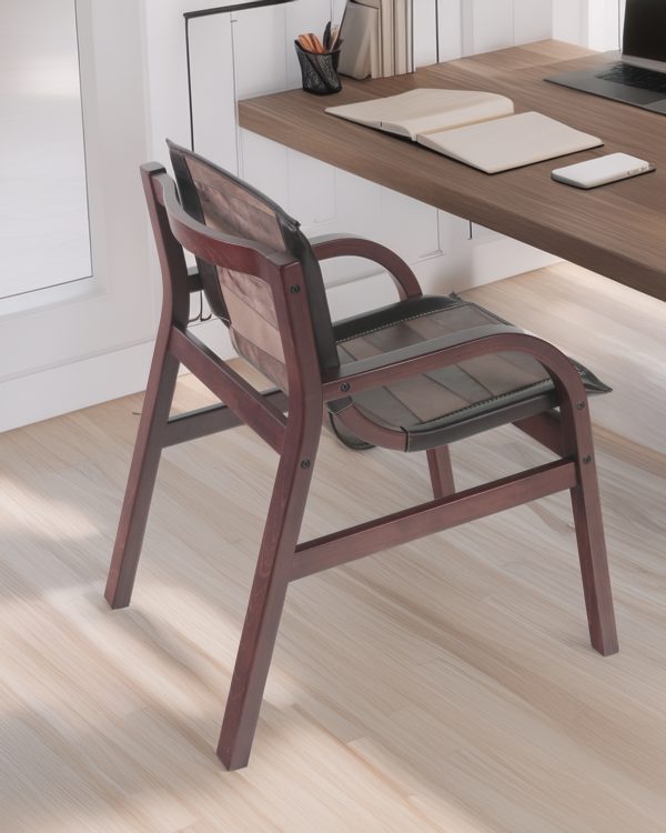 Domo Sitial de Cuero y Madera - Imagen 2