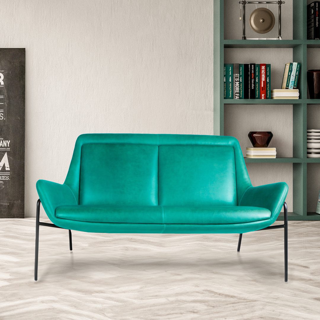 Sofy Sillon Cuero y Metal