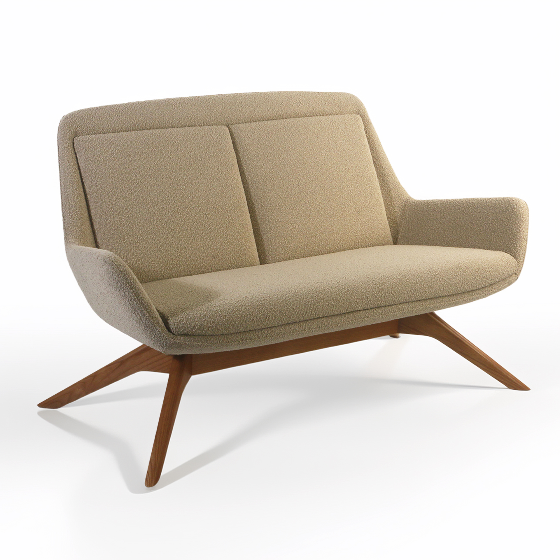 Italia Sofy Sillon Cuero y Madera - Imagen 2