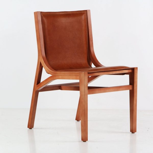 Ferrara Silla de Cuero y Madera