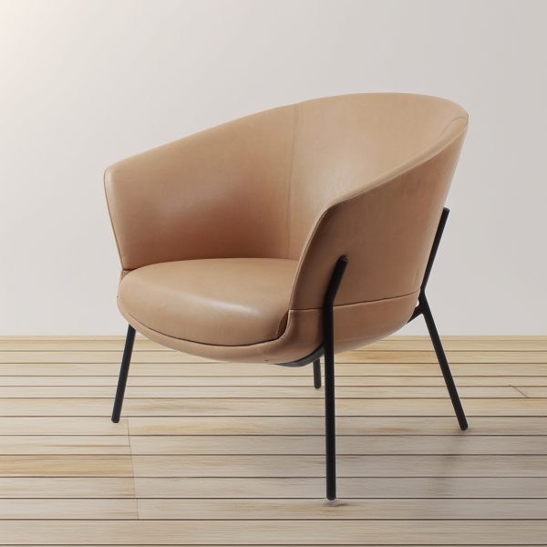 Italia Loto Lounge Sillón Cuero - Imagen 2