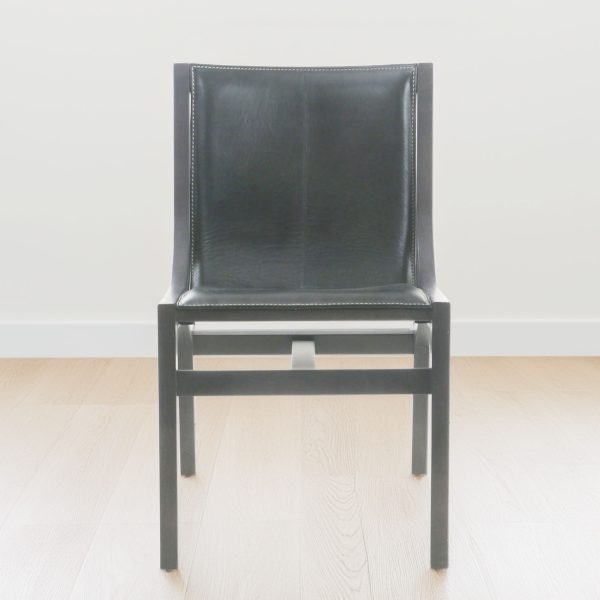 Ferrara Silla de Cuero y Madera - Imagen 2