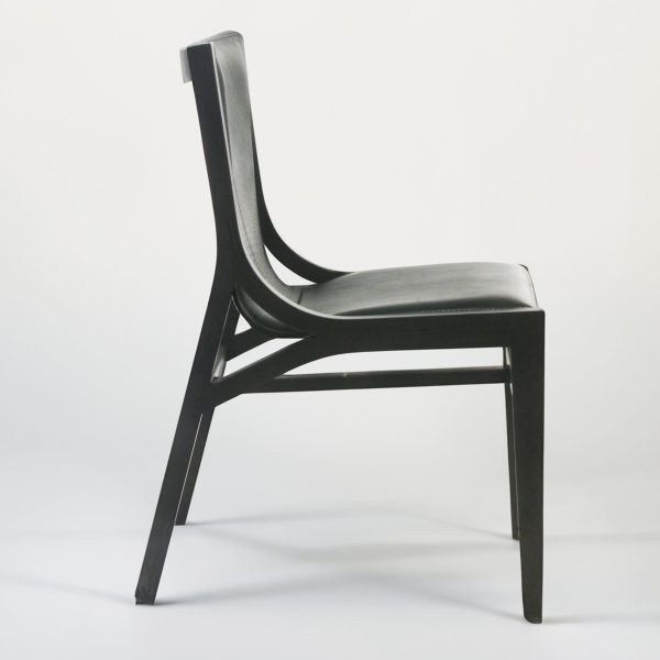Ferrara Silla de Cuero y Madera - Imagen 2