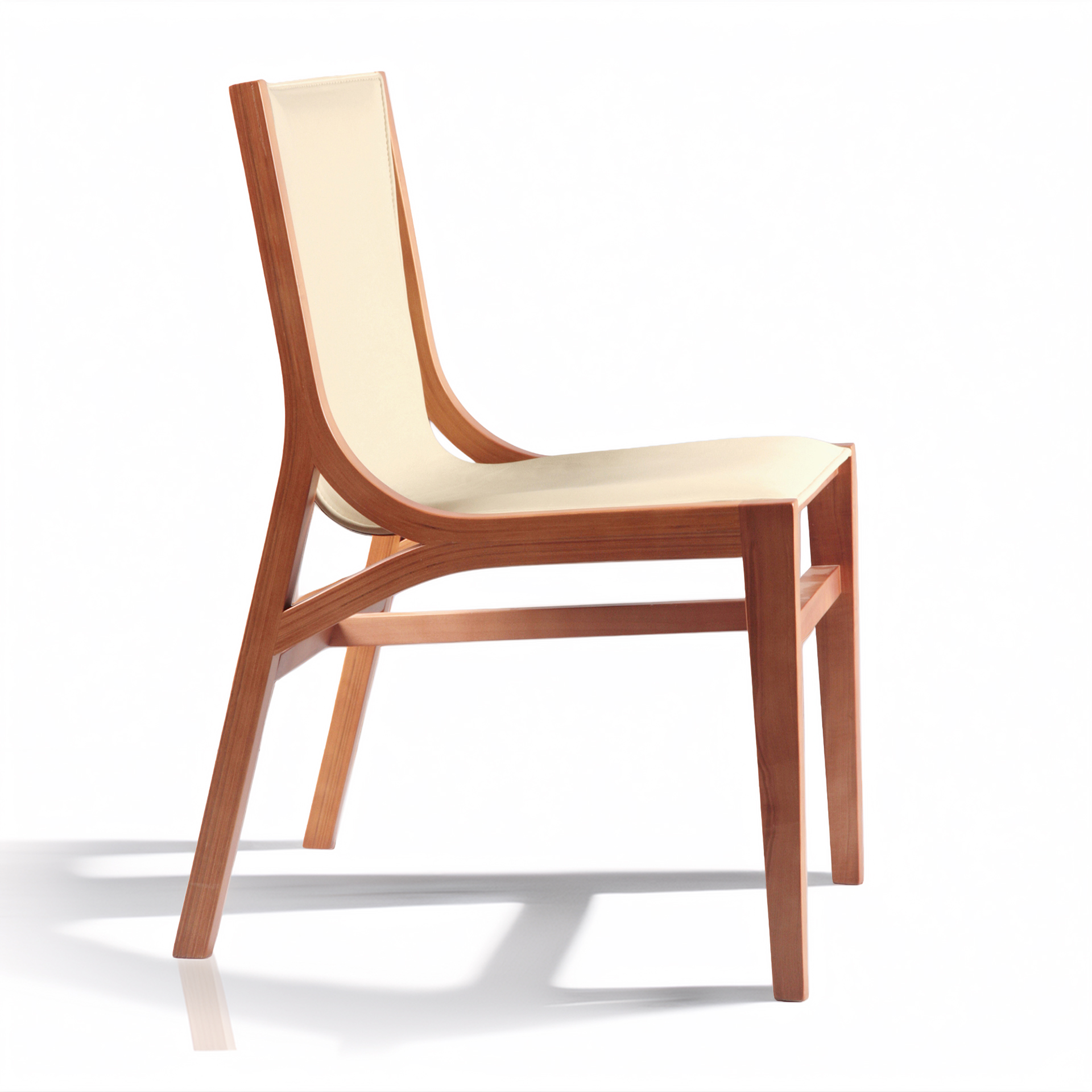 Ferrara Silla de madera y Cuero - Imagen 6