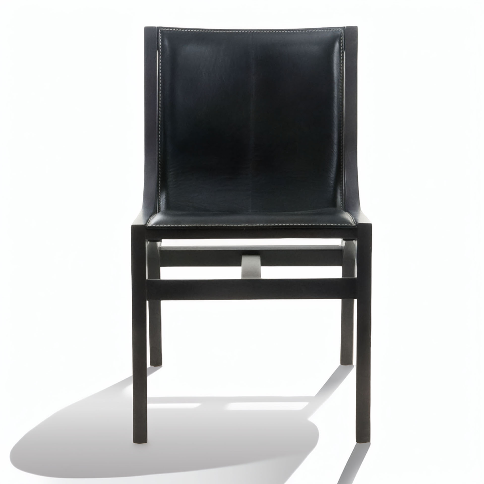 Ferrara Silla de madera y Cuero - Imagen 3