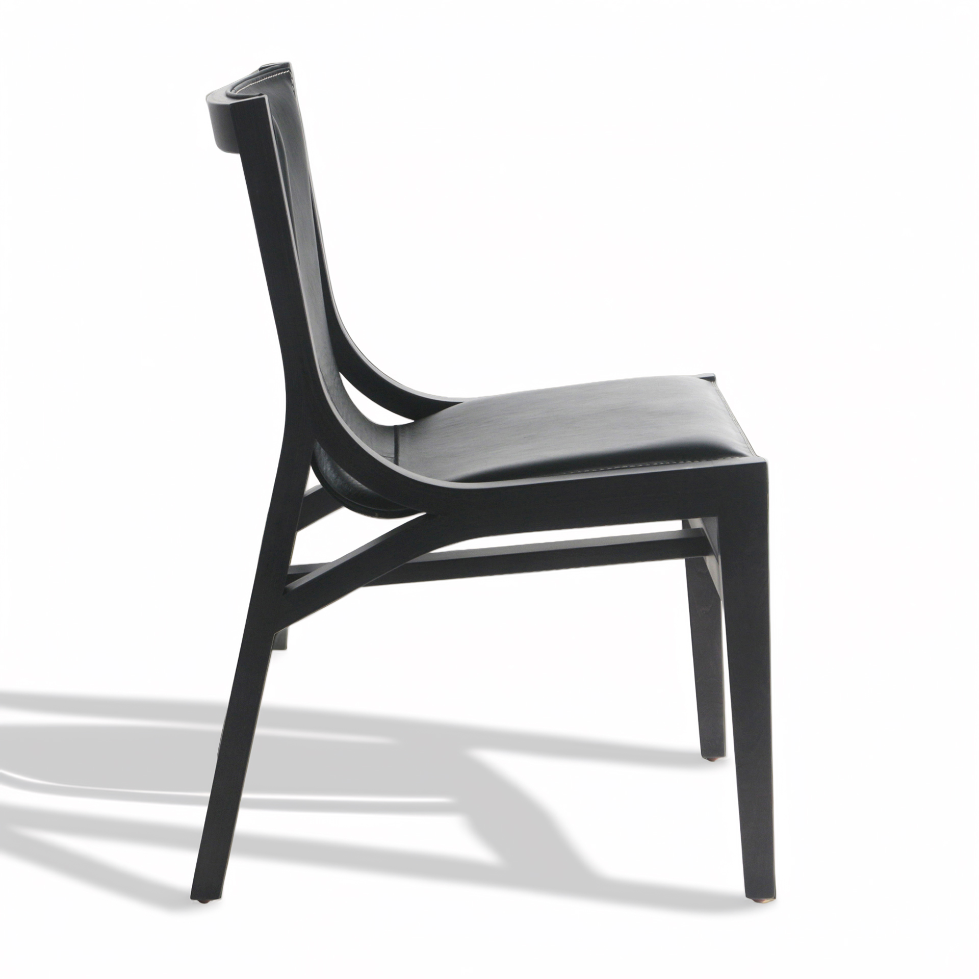 Ferrara Silla de madera y Cuero