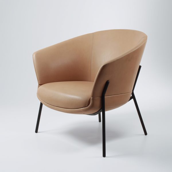 Italia Loto Lounge Sillón Cuero - Imagen 3