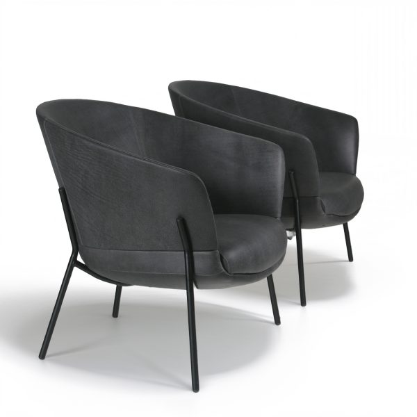 Italia Loto Lounge Sillón Cuero - Imagen 2