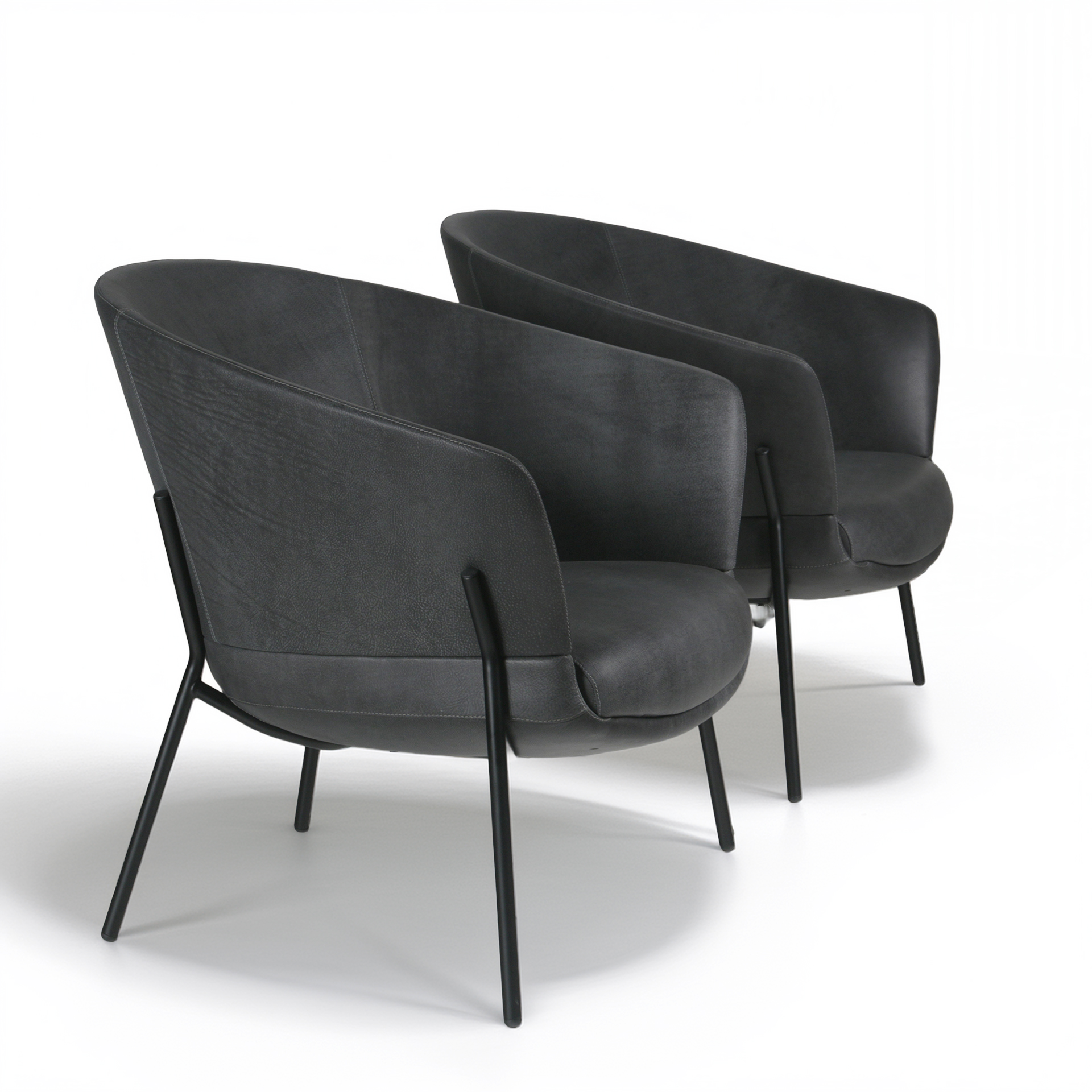Italia Loto Lounge Sillón Cuero - Imagen 2