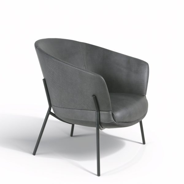 Italia Loto Lounge Sillón Cuero