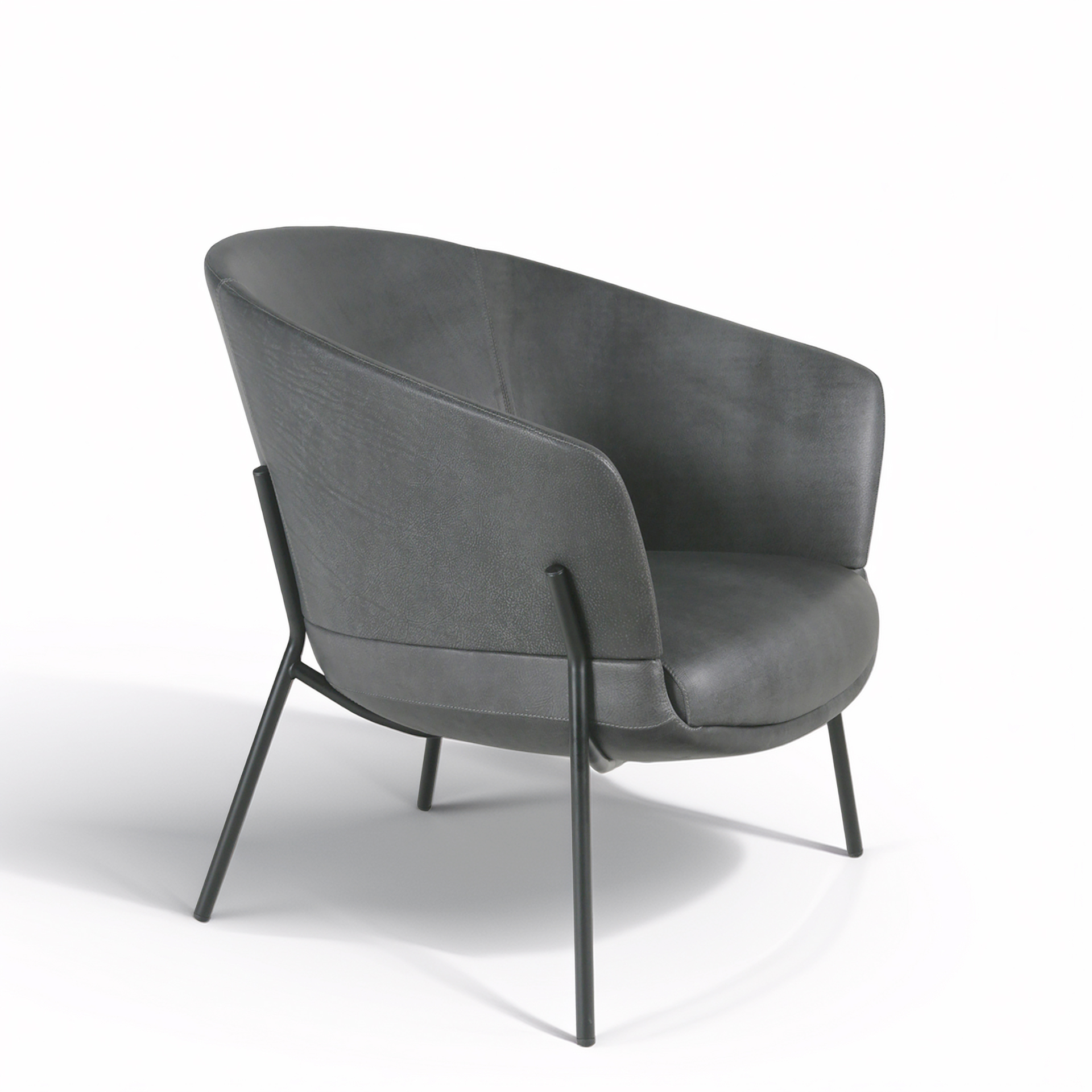 Italia Loto Lounge Sillón Cuero