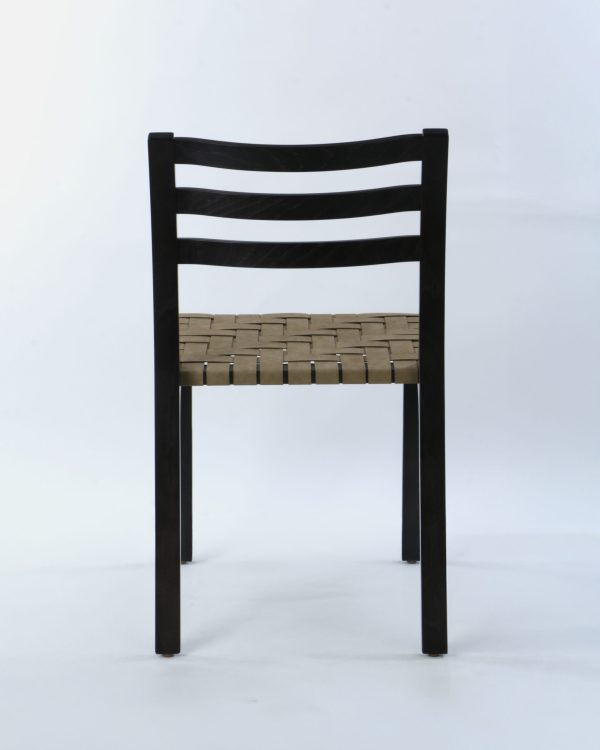 Cumbre Silla B - Silla en Cuero natural y Madera - Imagen 5