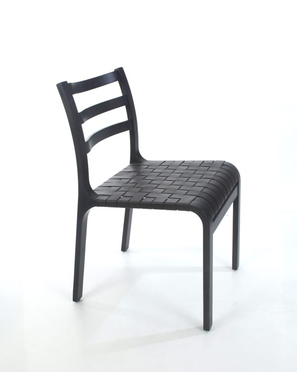 Cumbre Silla B - Silla en Cuero natural y Madera - Imagen 7