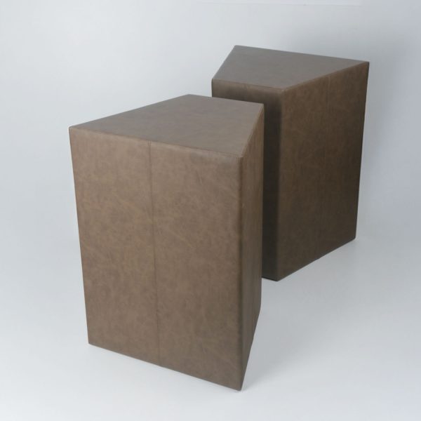 Base de Comedor Manila – Tapizada en Ecocuero Tabaco